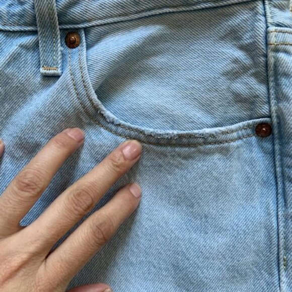 Levi’s 501  Men’s  Light Blue Denim  Jeans   W29  L30 - Picture 11 of 11